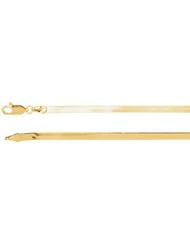 3 mm Flexible Herringbone Chain 14K Yellow 7 Inch Ch44