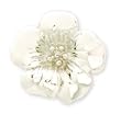 Finders Key Purse Silver Floral Keychain