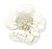 Finders Key Purse Silver Floral Keychain
