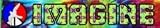 Imagine Peace bumper sticker