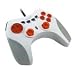 Genius MaxFire Blaze2 - Game pad - Sony PlayStation 2, PS one, Sony PlayStation, PC - classic white