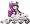 White/Lilac