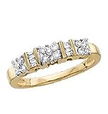 14kt. Gold, 1/4 ct. tw. Diamond Anniversary Ring