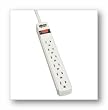 Protect It! Series Surge Suppressor Strip, 6 Outlets, 2ft Cord