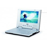 Childrens Toyshop  Electronics : H&B 7" Portable LCD DVD Player with MPEG4 Support & Carry Case - Silver