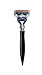 Beauty : eShave - 5 Blades Razor Nickel Plated (Black Handle)