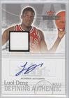 2004-05 Fleer Throwbacks Defining Authentic Jerseys Autographs Silver #LD - Luol Deng/25