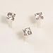 pack of 24 sterling silver clawset clear jewel nose studs