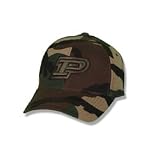 Purdue Boilermakers Fitted Hats - One-Fit Camouflage