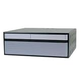 In-Win BD584.P300.BU2A mBTX Desktop 300W 1 1 (2)Bays USB2.0 Audio System Cabinet - Black and Silver