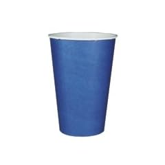 20 Trinkbecher, Pappe 0,2 l � 7 cm � 9,7 cm dunkelblau