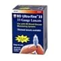 BD Ultra-Fine Lancets, 33 G, 100/bx