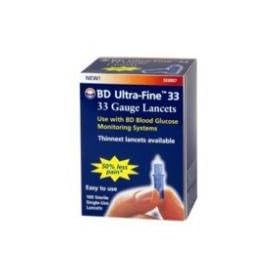 BD Ultra-Fine Lancets, 33 G, 100/bx