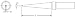 Weller 3/64"lng.scrdrvr.(etk) Weller Et-series Tips