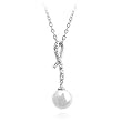 Rhodium Bonded Necklace with 16" + 2" Extender