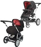 OBaby Zizu Sport Pramette - Black / Red