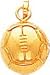 14K Gold Volleyball Charm