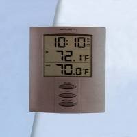 Chaney Instrument 00892A1 Thermometer with Clock by Chaney