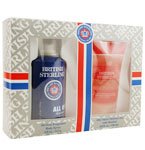 BRITISH STERLING - ALL OVER FRAGRANCE BODY SPRAY 4 OZ & AFTERSHAVE MOISTURE GEL 4 OZ for Men