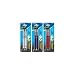 Bazic 2-in-1 Balpoint Pen And Highlighter With Aluminium Barrel, Assorted, 2 Per Pack (1727-24p)