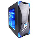 Apevia X-Plorer ATXB8KLW-AL - Mid tower - ATX - black, silver
