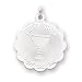 Sterling Silver First Holy Communion Disc Charm