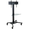 Smartmount Universal Cart for 32 - 60 Flat Panel Screens, with Tinted Glass Shel