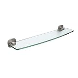 Jewel Glass Shelf Finish: Satin Nickel