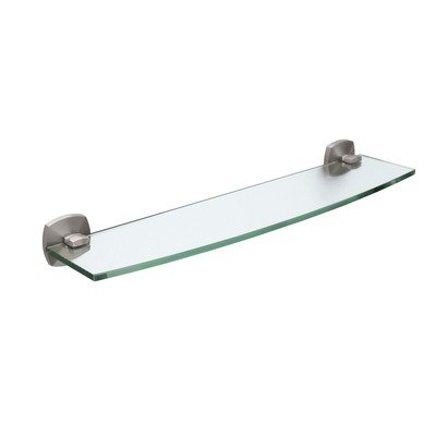 Jewel Glass Shelf Finish: Satin Nickel