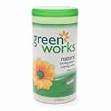 Clorox Green Works Natural Biodegradable Cleaning Wipes, Original Scent 62 ea