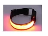 AISON LED High Visibility Flashing Safety Armband Cycling Jogging Walking Reflective LED Armband Orange