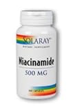 Solaray - Niacinamide, 500 mg, 100 capsules