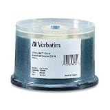 Verbatim 96159 UltraLife Archival Grade 700 MB 52x Recordable Gold CD-R, 50-Disc Spindle