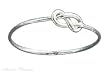 Sterling Silver Infinity Symbol Knot Ring