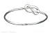 Sterling Silver Infinity Symbol Knot Ring