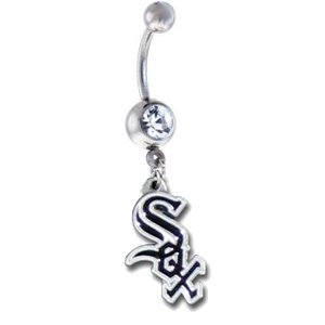 Chicago White Sox MLB Sexy Belly Navel Ring