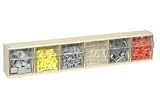 Tilt Out Storage Bin - 6 Compartments Beige