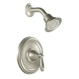 Moen Brantford T2152BN Bathroom Tub and Shower Faucets Brushed Nickel