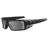 Oakley Gascan Men's Polarized Square O Sportswear Sunglasses - Color: Polished Black/Grey, Size: One Size Fits All