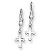 Sterling Silver Cross Earrings