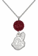 Cleveland Indians Ovation Crystal Necklace