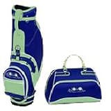 Blossoms Colorburst Collection Combo Golf Bag and Duffle Bag Color: Blueberry