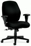 Hon 7800 Series Mid Back Posture Control Task Chair in Black