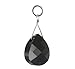 BDPS075 .925 Sterling Silver Teardrop Shaped Black title=