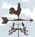 Rooster Garden Stake Weathervane