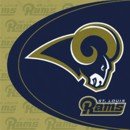 St Louis Rams Luncheon Napkins