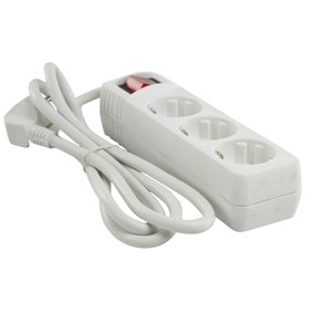 HQ EL-PS130W1-HQ Steckdosenleiste mit Schalter wei&szlig; Preisvergleich