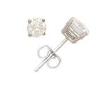 1.50 ct.tw Round Diamond Solitaire Earrings in Platinum