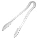 12" Clear Scalloped Tongs (11-0661)
