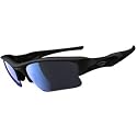 Oakley FLAK JACKET XLJ Sunglasses Dark Grey Frame / Ice Iridium Lens (03-916)
